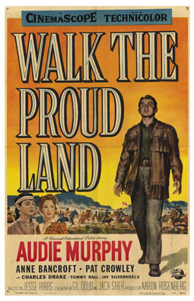 CineScope - Affiche - L'Homme de San Carlos - Walk the proud land - 1956