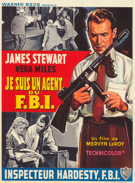 CineScope - Affiche - La police fédérale enquête - The FBI Story - 1959