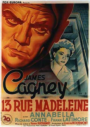 CineScope - Affiche - 13 Rue Madeleine - 13 Rue Madeleine - 1947 CineScope - Affiche - 13 Rue Madeleine - 13 Rue Madeleine - 1947