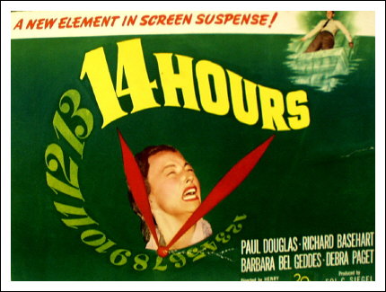CineScope - Affiche - Quatorze Heures / 14 Heures - Fourteen Hours / 14 Hours - 1951