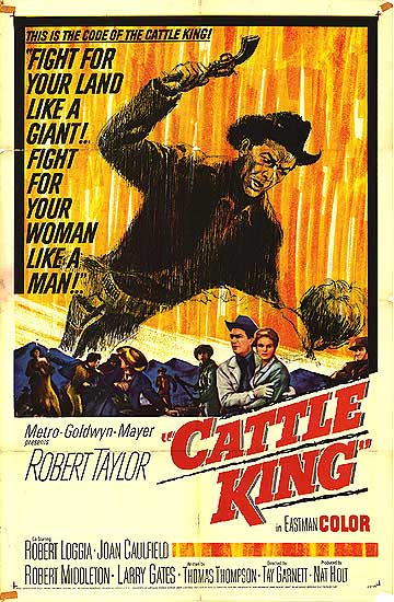 CineScope - Affiche - Les Ranchers du Wyoming - Cattle King - 1963