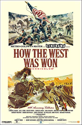 CineScope - Affiche - La Conquête de l'Ouest - How the West Was Won - 1962
