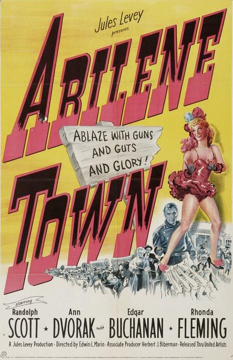 CineScope - Affiche - Les Pionniers d'Abilene / Règlement de compte à Abilene Town - Abilene Town - 1946
