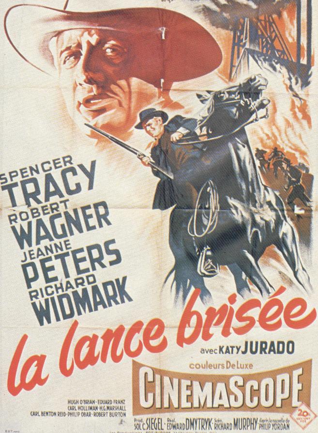 CineScope - Affiche - La Lance brisée - Broken lance - 1954