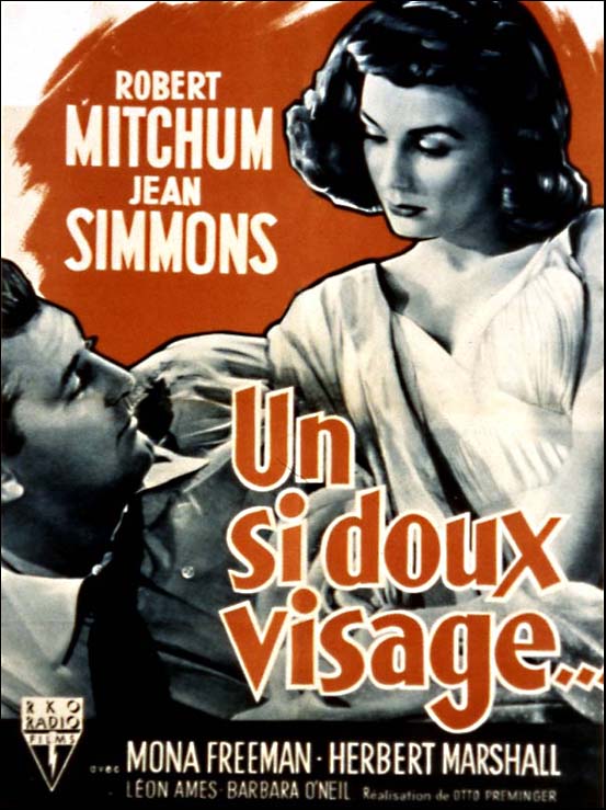 CineScope - Affiche - Un si doux visage - Angel Face - 1952