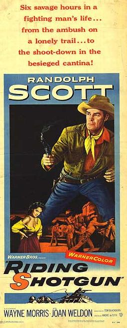 CineScope - Affiche - Le Cavalier Traqué - Riding Shotgun - 1954