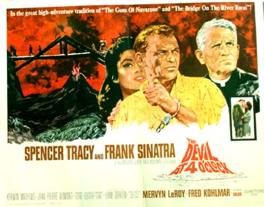 CineScope - Affiche - Le Diable à 4 Heures - The Devil at 4 O'Clock - 1961