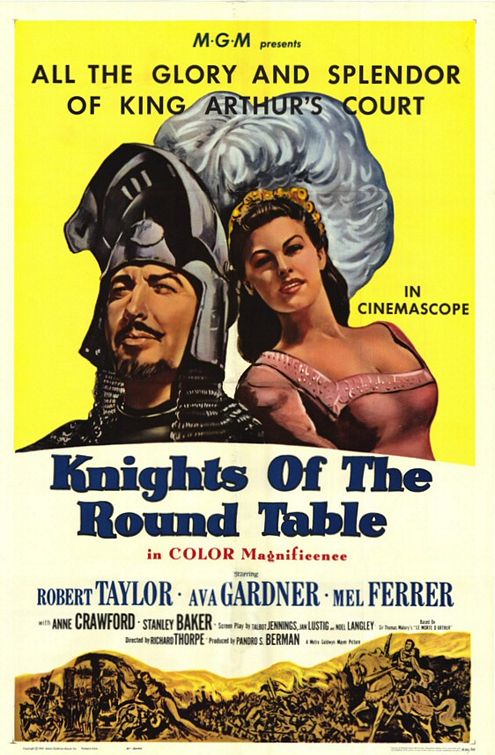 CineScope - Affiche - Les Chevaliers de la Table Ronde - Knights of the round table - 1953 CineScope - Affiche - Les Chevaliers de la Table Ronde - Knights of the round table - 1953