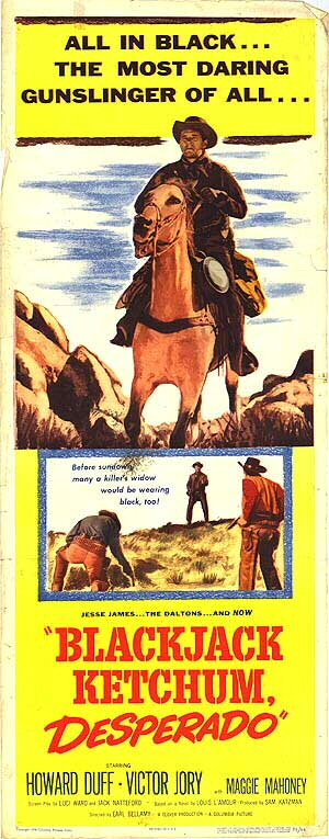 CineScope - Affiche - Blackjack, desperado / Le cavalier du Rio Grande / Black Jack / Le Vengeur du Rio Grande - Blackjack Ketchum, desperado - 1956
