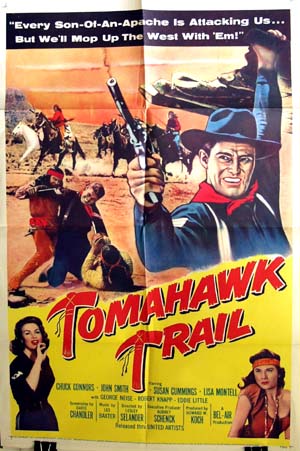 CineScope - Affiche - Le Sentier de la guerre - Tomahawk Trail / Mark of the Apache - 1957