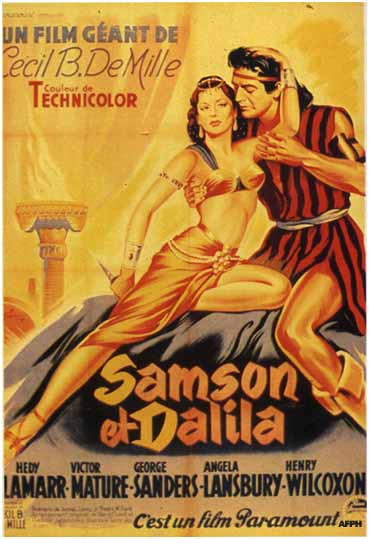 CineScope - Affiche - Samson et Dalila - Samson and Delilah - 1949