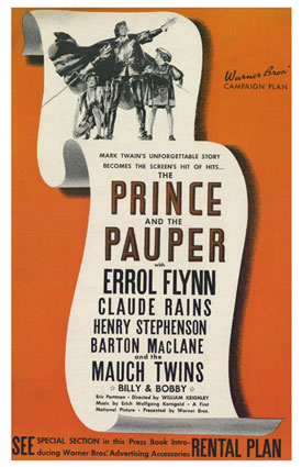 CineScope - Affiche - Le Prince et le Pauvre - The Prince and the Pauper - 1937