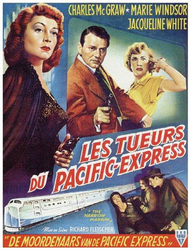 CineScope - Affiche - L'énigme du Chicago Express - The Narrow Margin - 1952