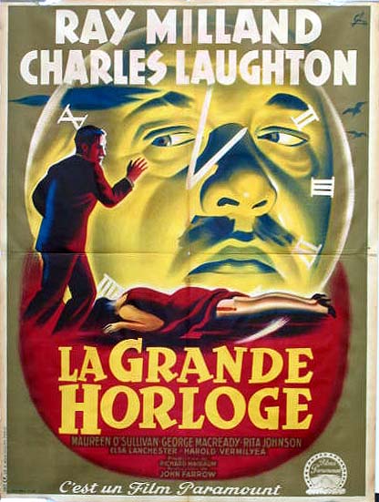 CineScope - Affiche - La Grande horloge - The Big clock - 1948