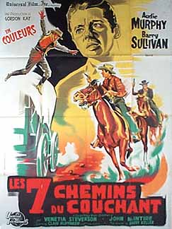 CineScope - Affiche - Les 7 chemins du couchant / Les sept chemins du couchant - Seven Ways from Sundown - 1960
