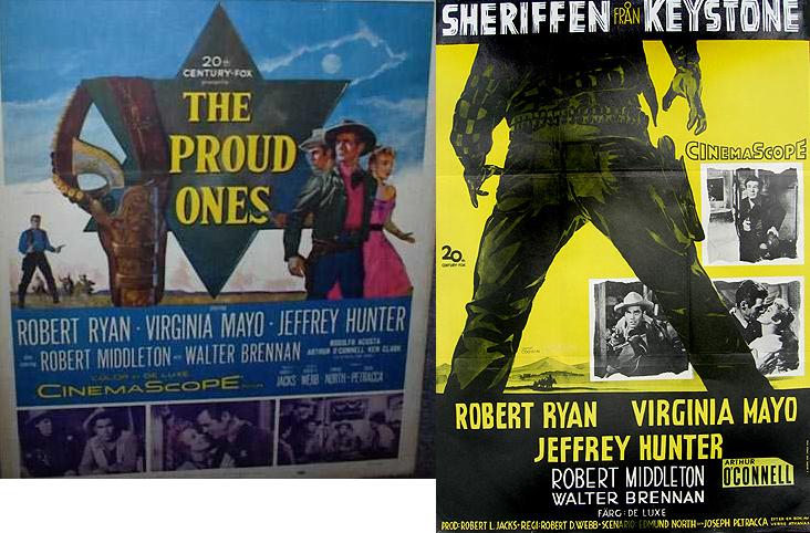 CineScope - Affiche - Le Shérif - The Proud Ones - 1956