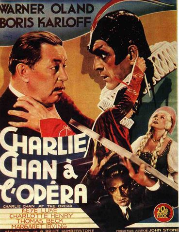CineScope - Affiche - Charlie Chan à l'opéra - Charlie Chan at the Opera - 1936