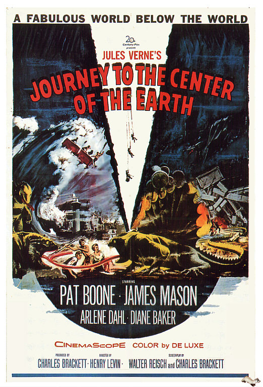 CineScope - Affiche - Voyage au Centre de la Terre - Journey to the Center of the Earth - 1959 CineScope - Affiche - Voyage au Centre de la Terre - Journey to the Center of the Earth - 1959