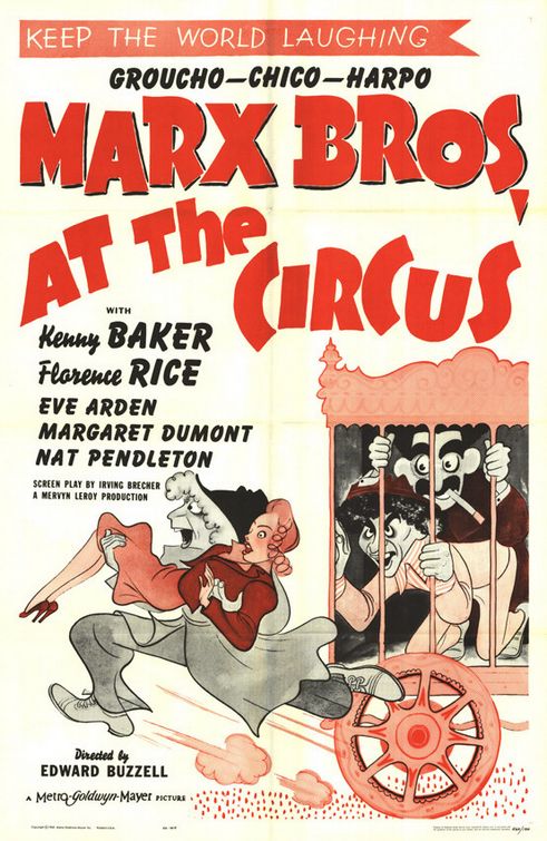 CineScope - Affiche - Un jour au cirque - At the Circus - 1939