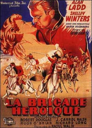 CineScope - Affiche - La Brigade héroïque - Saskatchewan - 1954