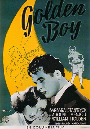CineScope - Affiche - L'Esclave aux mains d'or - Golden Boy - 1939