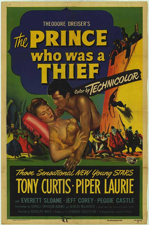 CineScope - Affiche - Le voleur de Tanger - The Prince who was a thief - 1951