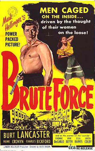 CineScope - Affiche - Les Démons de la liberté - Brute Force - 1947
