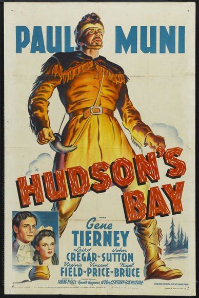 CineScope - Affiche - - Hudson's Bay - 1941 CineScope - Affiche - - Hudson's Bay - 1941