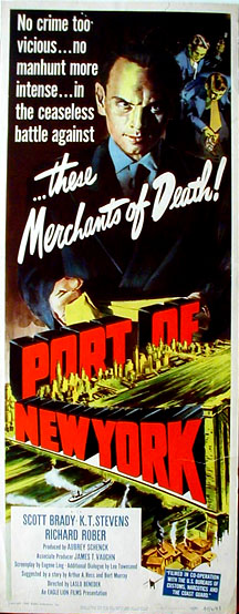 CineScope - Affiche - La Brigade des stupéfiants - Port Of New York - 1949