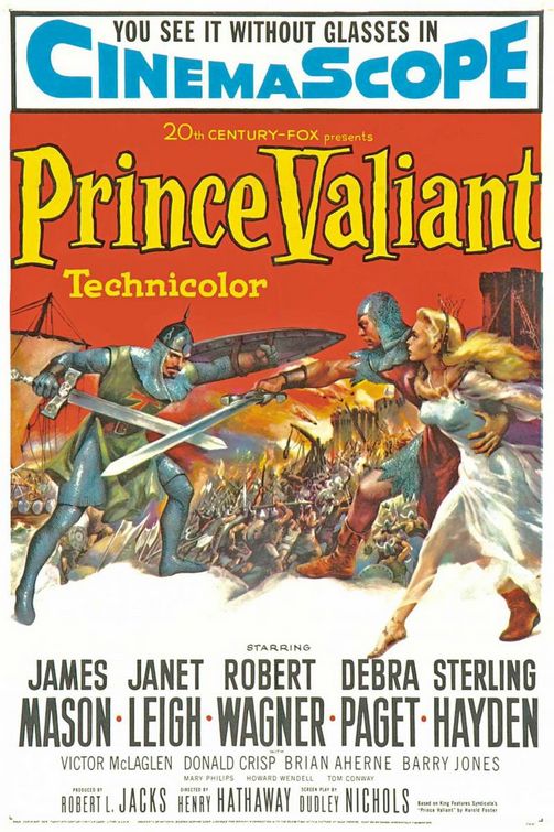 CineScope - Affiche - Prince Vaillant - Prince Valiant - 1954 CineScope - Affiche - Prince Vaillant - Prince Valiant - 1954