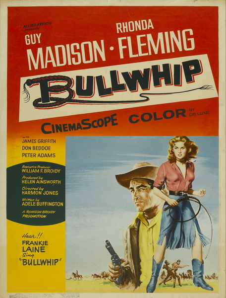 CineScope - Affiche - La Femme au fouet - Bullwhip - 1958