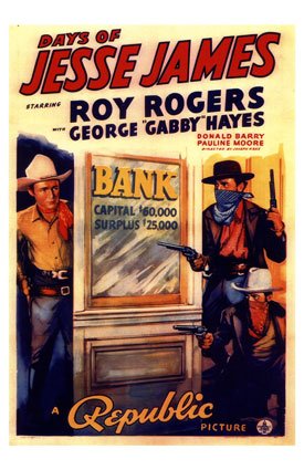CineScope - Affiche - À la poursuite de Jesse James - Days of Jesse James - 1939