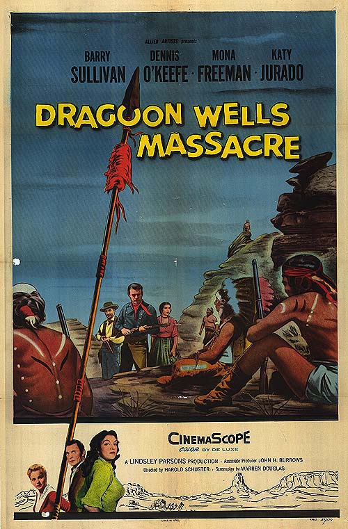 CineScope - Affiche - La Poursuite fantastique - Dragoon Wells massacre - 1957
