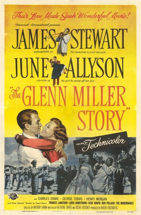 CineScope - Affiche - Romance inachevée - The Glenn Miller story - 1954