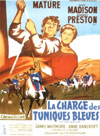 CineScope - Affiche - La Charge des tuniques bleues - The Last Frontier - 1955